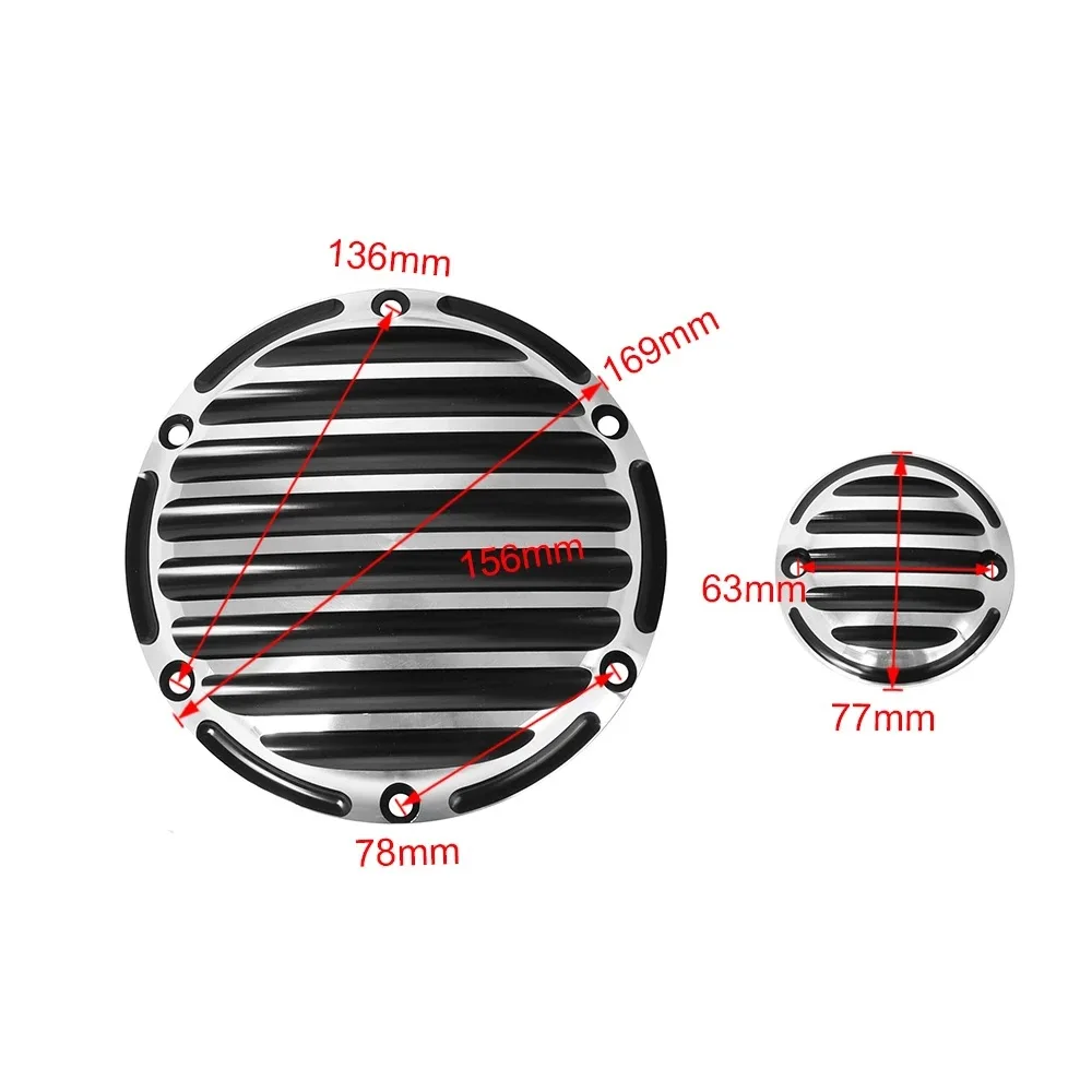 Motorcycle Derby Timer Cover Inspection Cover for Harley Sportster 883 1200 XL 72 Custom Night Star 04-17