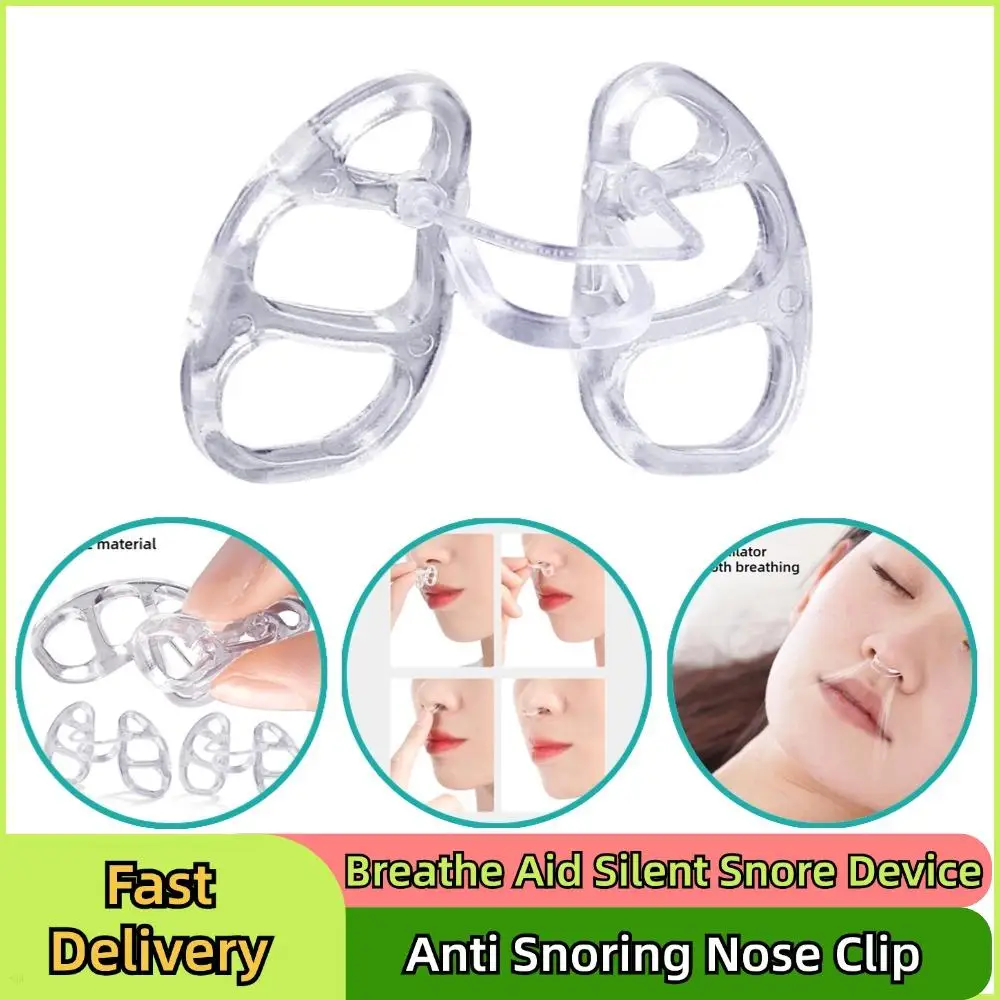 Anti Snoring Apnea Nose Clip Breathe Aid Silent Snore Device Sleeping Aid Equipment Anti-Snoring Breathe Aid Nasal Dilators