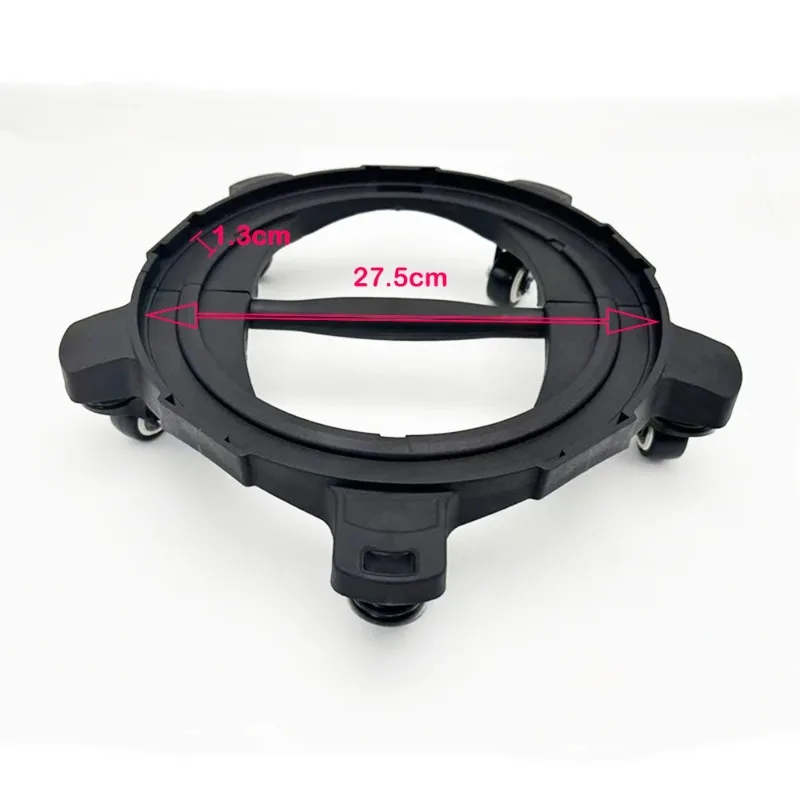 Fold Rolling Bucket Dolly Easy To Use Car Wash Bucket Dolly Car Accessories Swivel Rolling Bucket Dolly with Wheel Accessories view 3