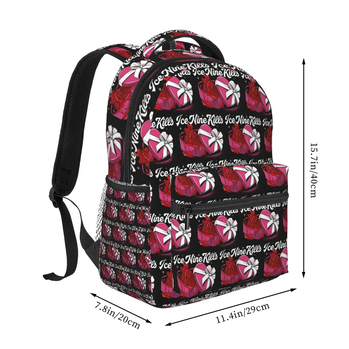 Band Ice Nine Kills Backpack Student Boys Girls BookBag Children School Bag Computer Shoulder Bags for Men Women
