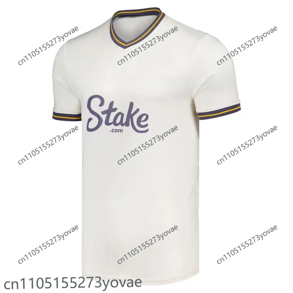 تي شيرت Everton Home and Away لكرة القدم تي شيرت رياضي بأكمام قصيرة مطبوع ثلاثي الأبعاد بنفس الكبار والأطفال