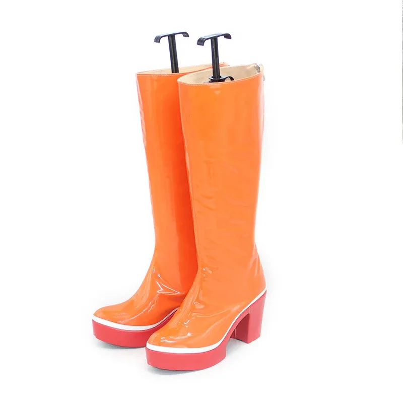 CyAnime Space Channel 5-Ulalas ataque cósmico figma Cosplay zapatos botas juego Anime Halloween Navidad Cosplay disfraz pelucas zapato
