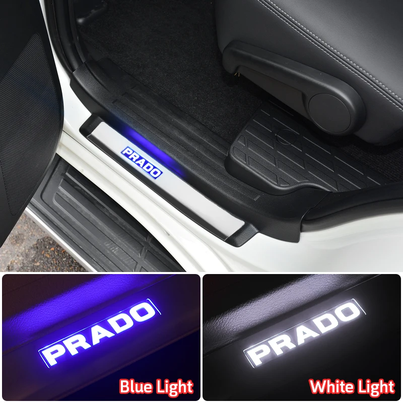 Courtesy Lamp Threshold Pedal for Toyota Land Cruiser Prado 150 Lc150 Fj150 2014-2022 Upgrade Interior Design Accessories Led