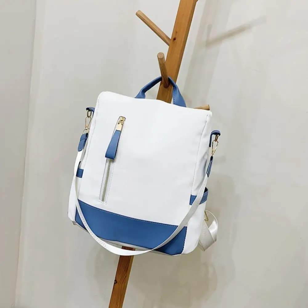 Multipurpose Fashion Women Backpack Nylon Fabric Elegant Casual Shoulder Bag Anti Theft Waterproof Female Daypack Student