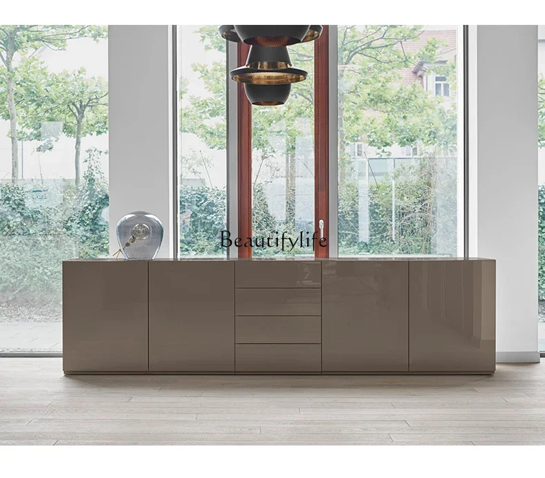 

5Italian minimalist paint chest of drawers simple modern bedroom storage chest of drawers