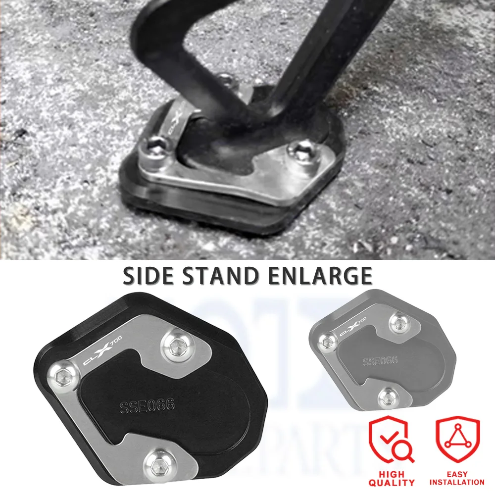 

FOR CFMOTO 700 CL-X Heritage 2020-2023 Motorcycle CNC Kickstand Sidestand Stand Extension Enlarger 700 CLX 2020-2023 2022 2021