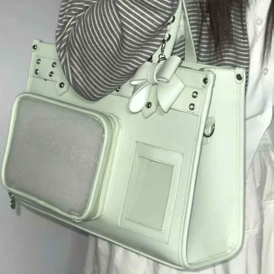 Cute Girls Bag Shoulder Crossbody Backpack Hidden Pocket for Concert K-pop Fans Ita Bag