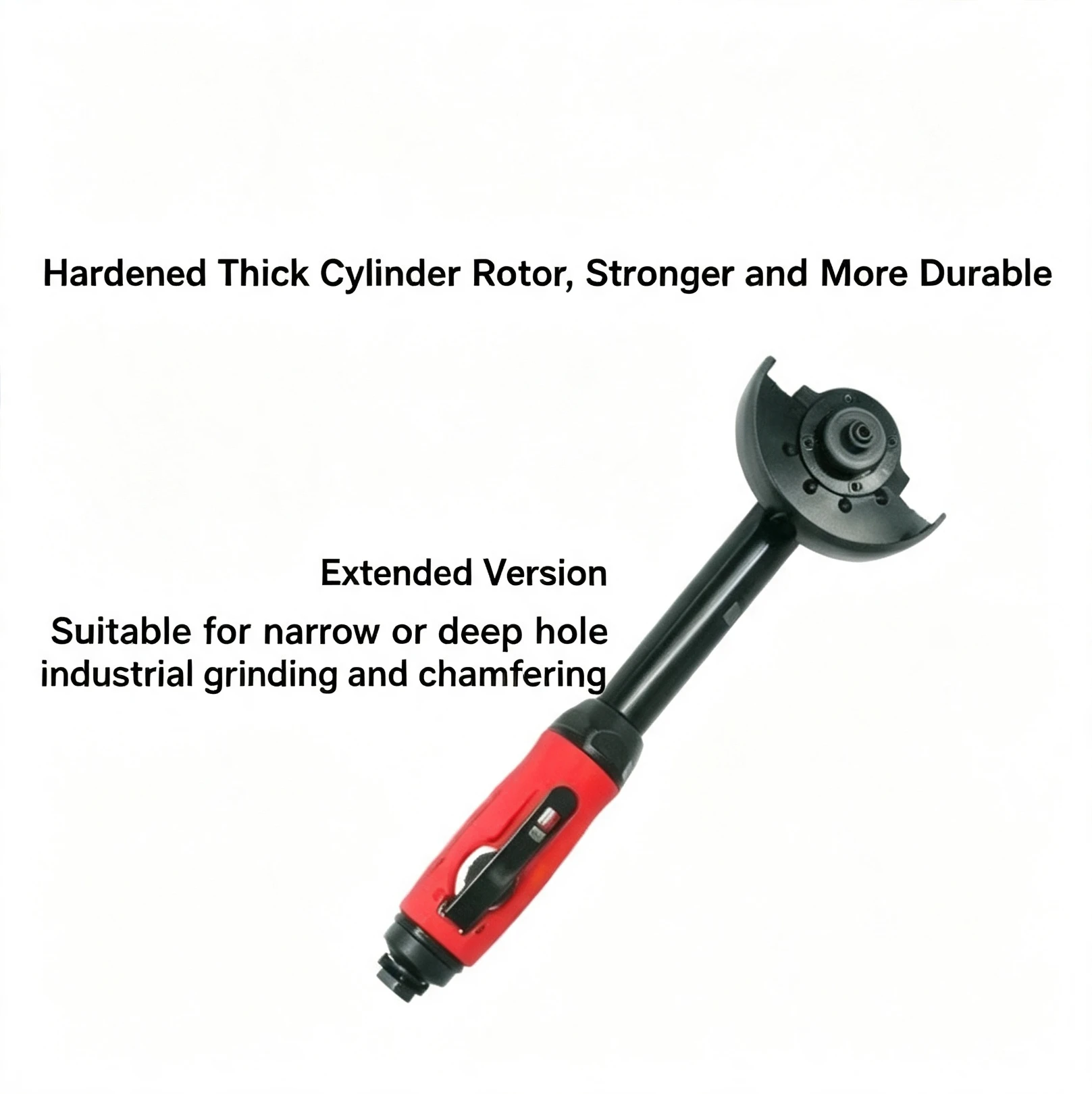 CT254 100MM 4 Inches Pneumatic Angle Grinder Positive Negative Speed Adjustable Extension Rod for Cutting Grinding Polishing