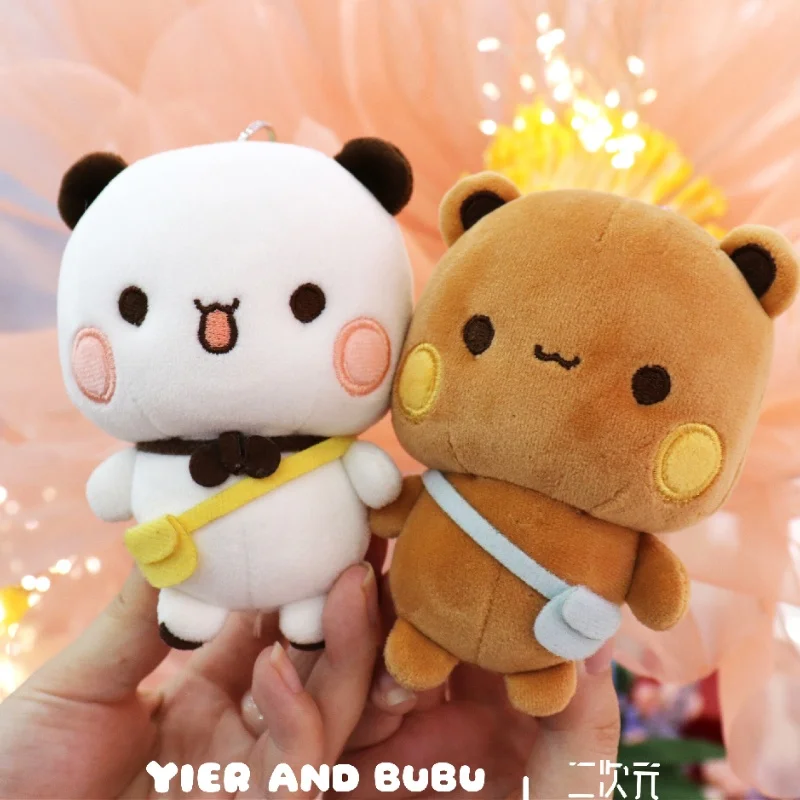 

Подлинная официальная 10 см Yier & Bubu мультфильм супер мягкая плюшевая подвеска 10 см куклы игрушки кавайная сумка подвесной орнамент периферийный подарок