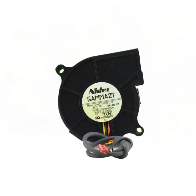 Original Nidec D06F-12SS5 01B 6025 Turbo Fan for Projector 12 V 0.14 A 6 cm