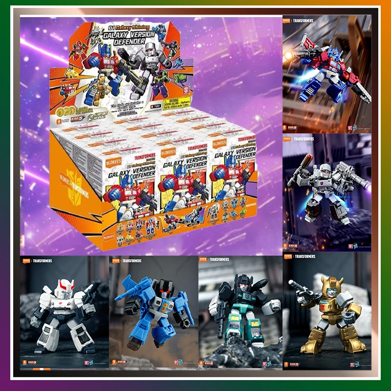 Pre-sale Blokees Transformers Defender Version Wave1 Optimus Prime Megatron Ironhide Sideswipe Robot Toys Kids Birthday Gift