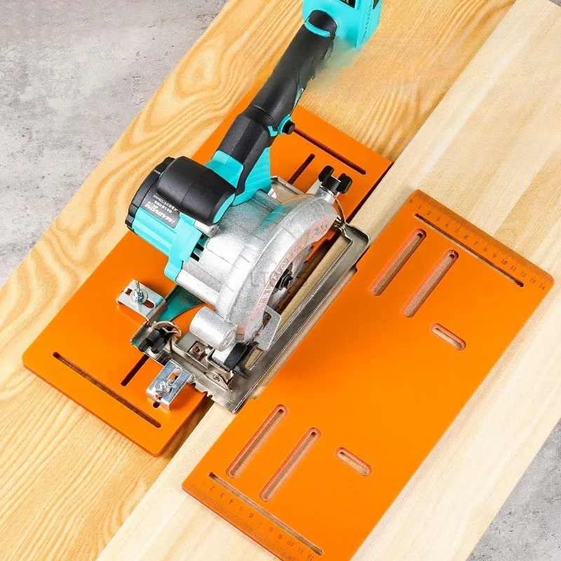 

Lithium Electric Saw Adjustable Bakelite Bottom Plate Woodworking 45 Degree Oblique Cutting Auxiliary Base Plate Quick install