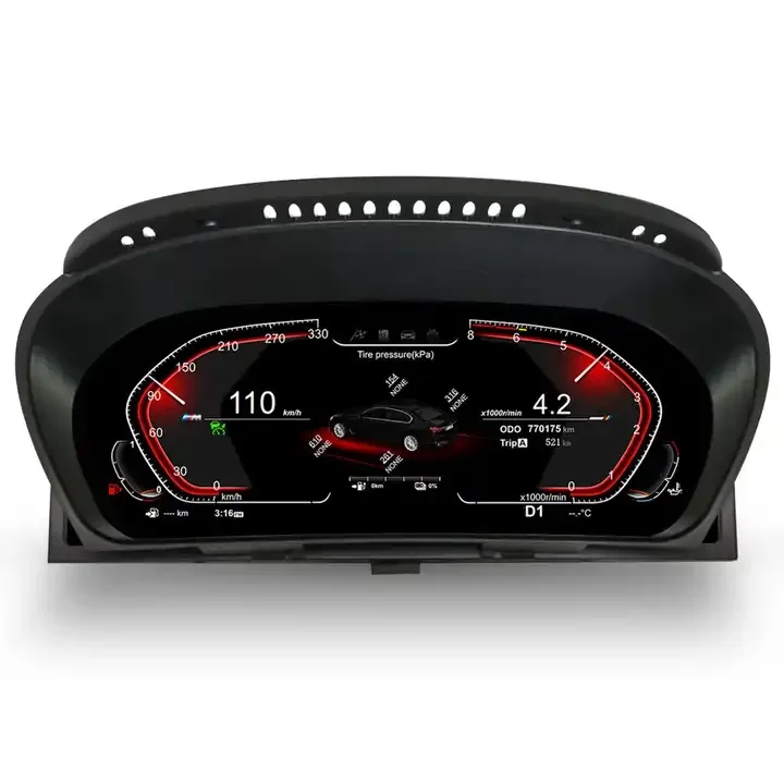 

Bosstar Linux System Car Dashboard Display 12.3 Inch Speedometer Digital Instrument Cluster for X5 E70 2006-2013