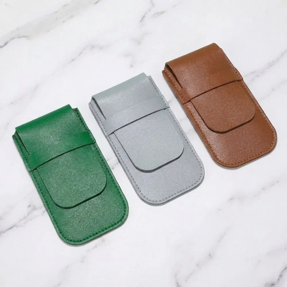 

Простая сумка-органайзер для часов из ПУ с откидной крышкой, защита от царапин, однотонная, пылезащитная, для хранения часов и украшений, портативная