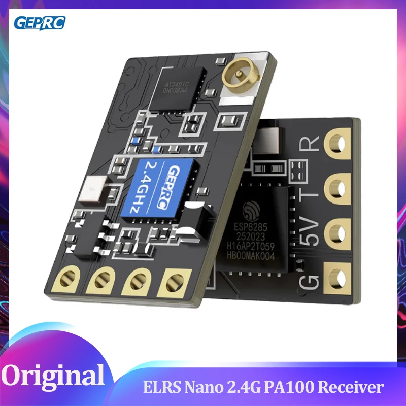 

GEPRC ELRS Nano PA100 Receiver 2.4G ExpressLRS 100mW Accessory Quadcopter FPV Freestyle Racing Drone RC Parts