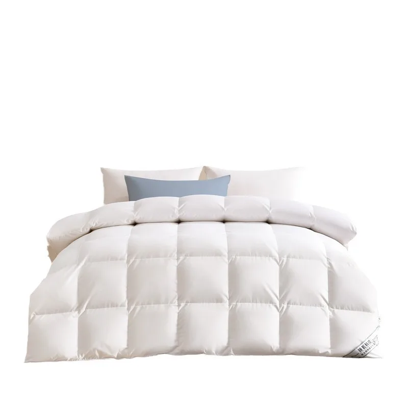 

White down quilt, thickened warm winter quilt, bedding, five-star hotel