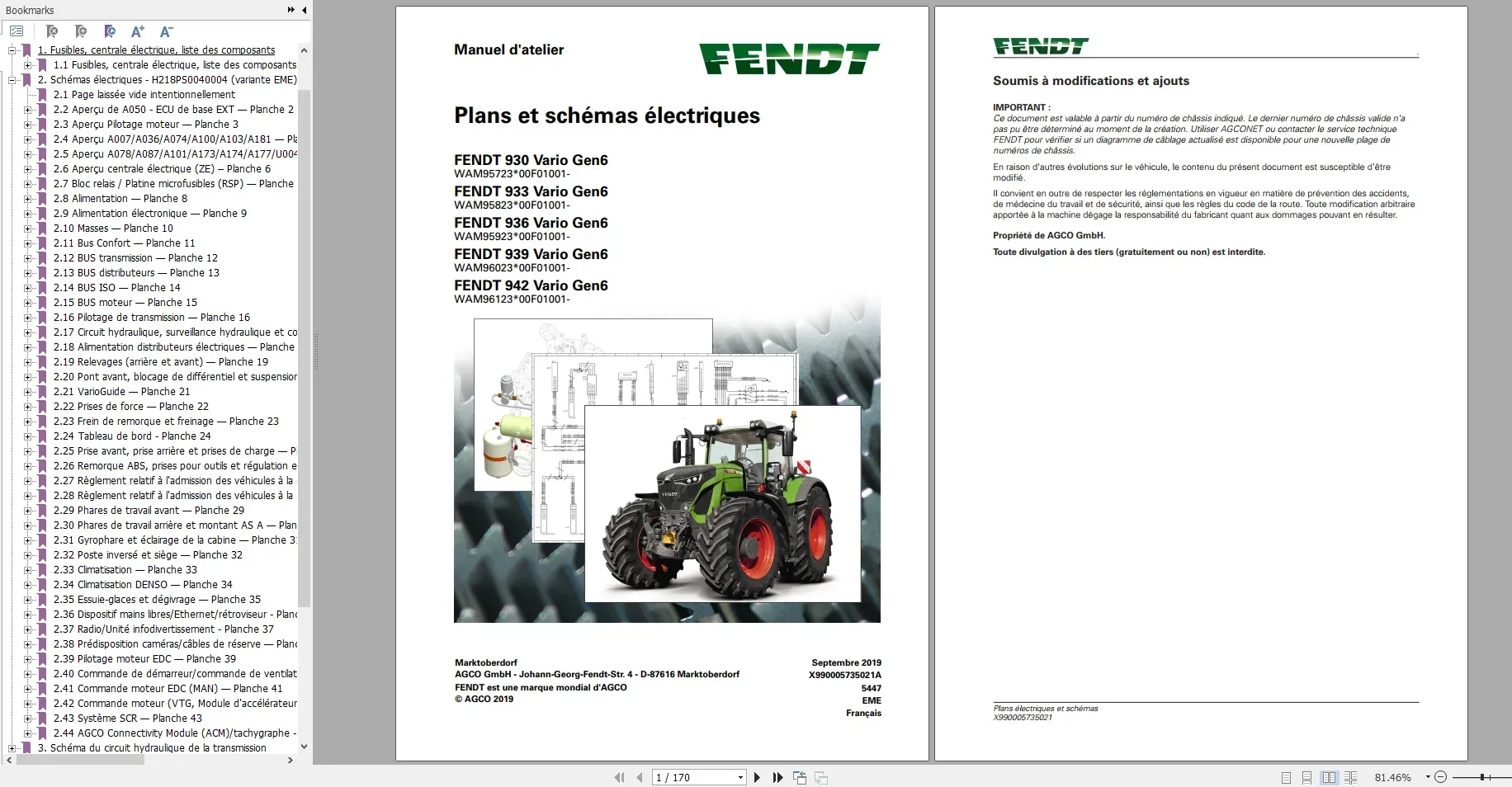 AutoCD FENDT TRACTOR 22.3 جيجابايت PDF محدث 2022 مخططات، دليل المشغل وأدلة ورشة عمل DVD الفرنسي