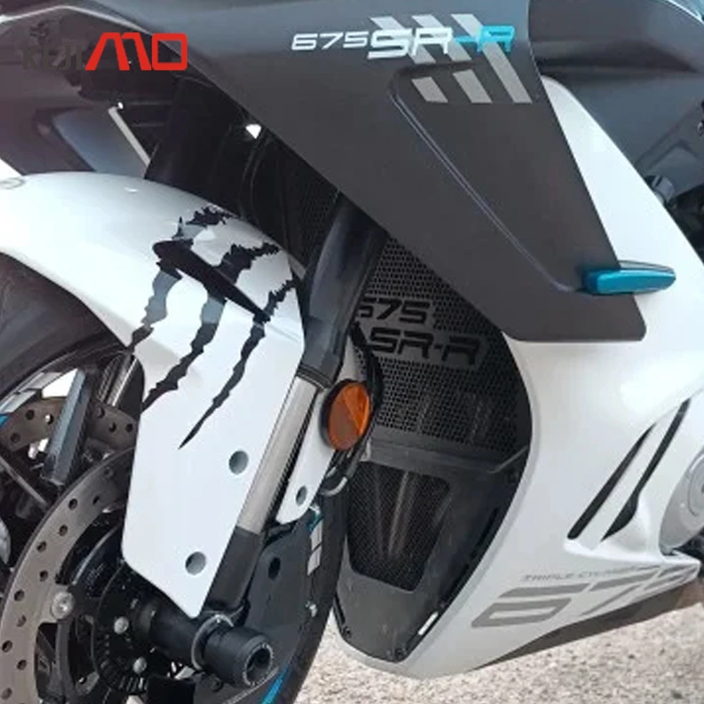 

For CFMOTO CF MOTO 675SRR 675SS 675SR 675 SR-R SS SR 2024-2025 Motorcycle Radiator Grill Guard Cover Engine Cooling Protector