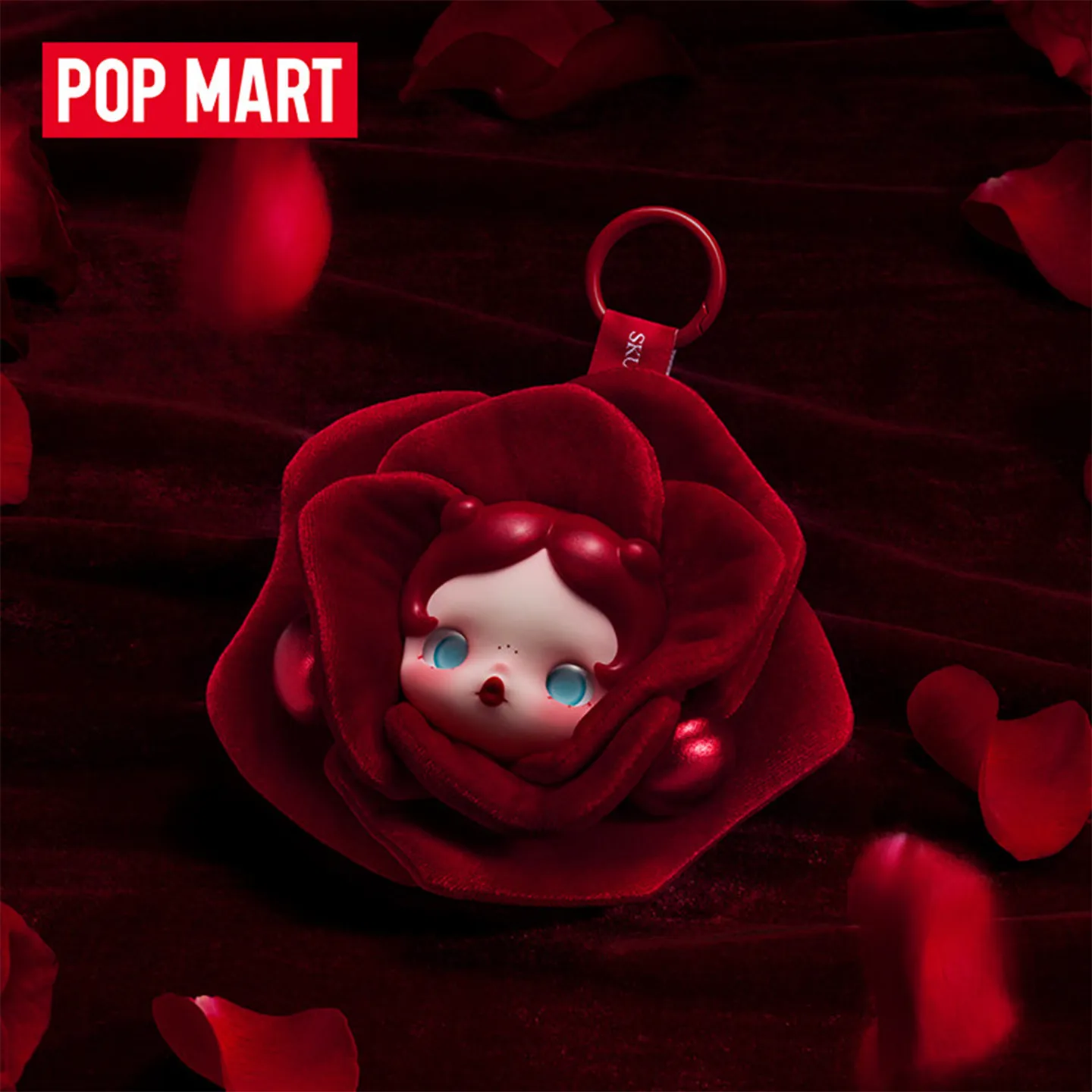 

New POP MART SKULLPANDA Petals in Four Series Earphone Bag Action Figure Guess Bag SP Dolls Birthday Peripheral Gifts