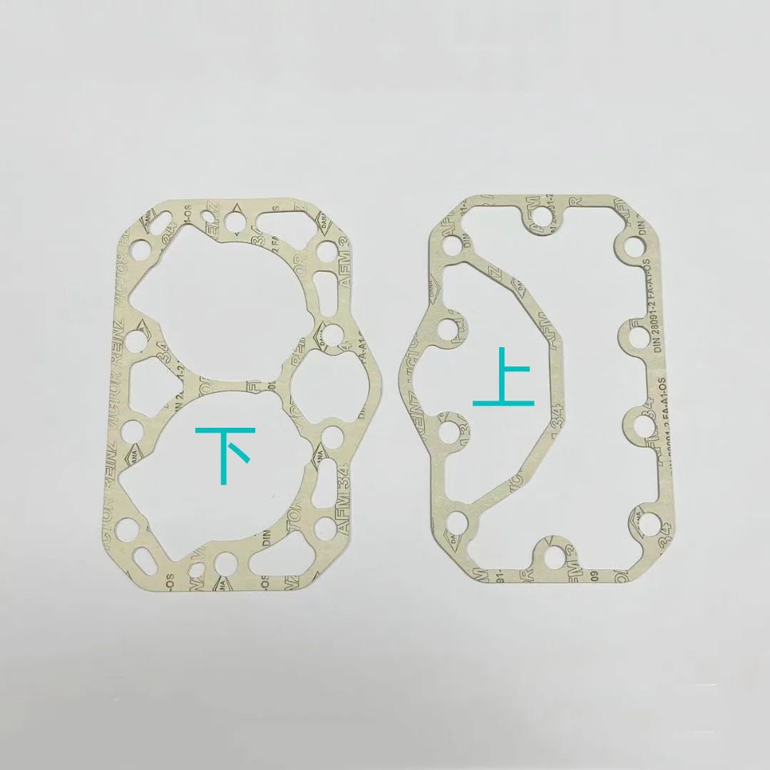 for Bus BITZER Air Conditioning Compressor Cylinder   Upper and Lower Gasket Paper   Leak-proof Oil   F400/4N