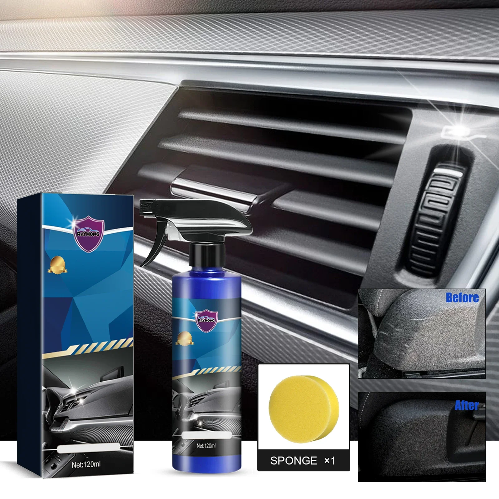 Automotive Nano Coating Spray Maintenance Paint Finish Polishing Turned A New Interior Decontamination Cleaner Polish for Car