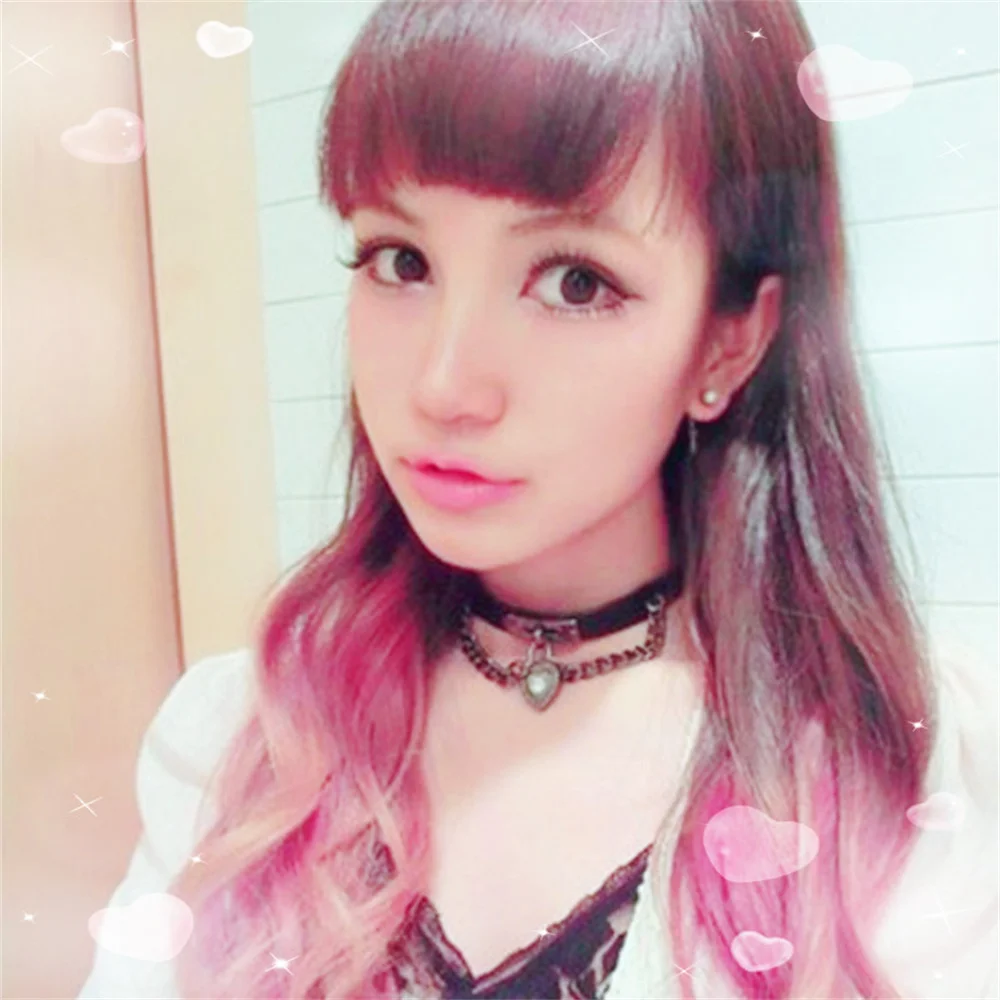 Goth Chokers Necklaces For Women Girls Heart Lock Chain Leather Chocker Buckle Collar Festival Gothic Accessories