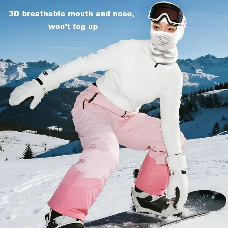 Outdoor Sports Ski/Cycling Face Mask, Winter Seamless Warm Headgear, Motorcycle Helmet Liner, Windproof Breathable Neck Guard