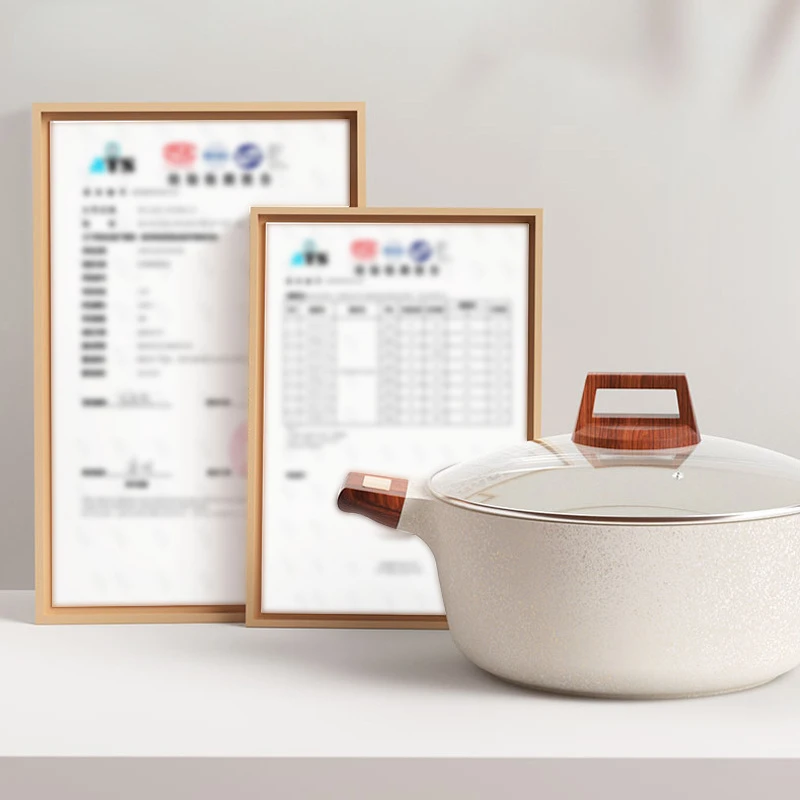 Light 4PCS Frying Pan Soup Pot Cookware Set household Cooking Aluminum Composite Primed Non-stick kitchen tools