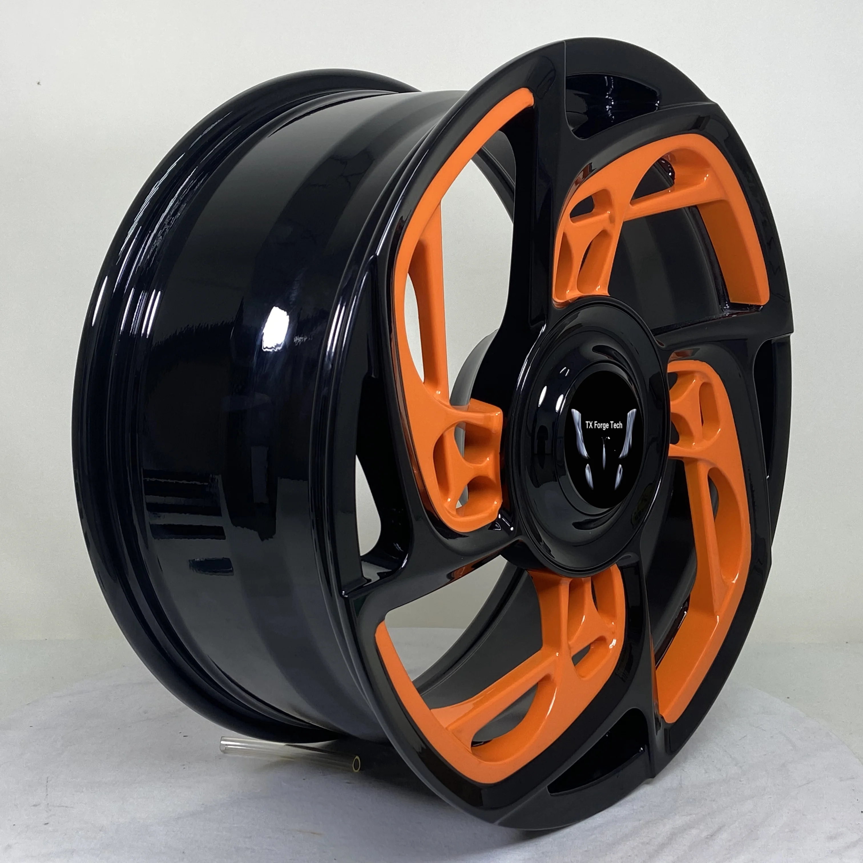 Source Factory Sales New Customize Forged Monoblock Wheels 17-19 Inch Black Finish 25mm Car Rims
