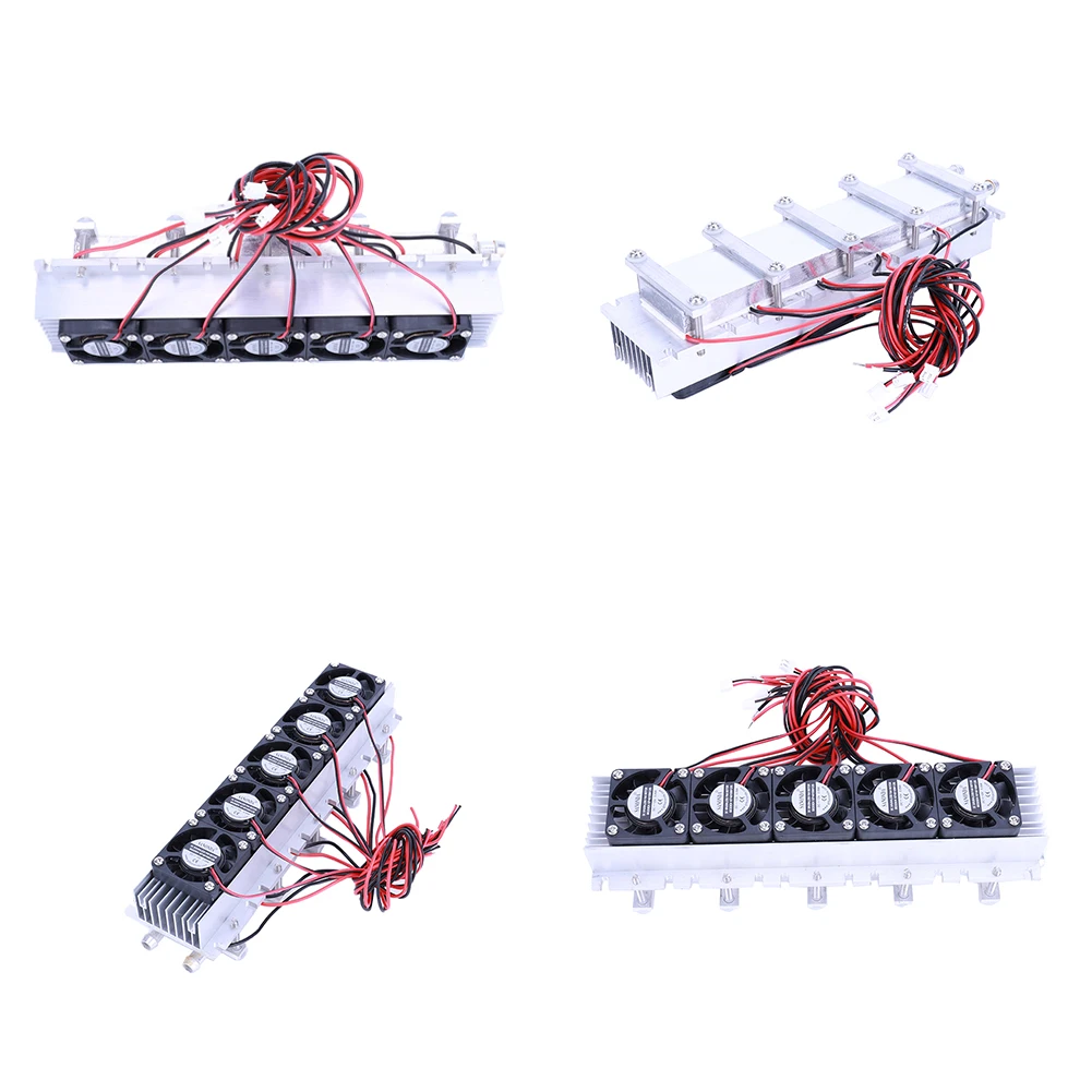 360W 30A DC 12V Air Conditioner Temperature Controller Thermoelectric Peltier Refrigeration Cooler Semiconductor Cooling System