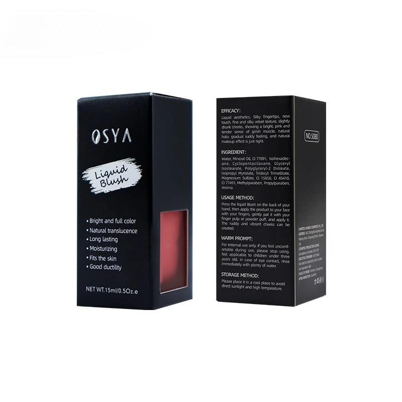 أحمر خدود سائل مخملي خالي من الزيوت المتهوية، لمسة نهائية طبيعية غير لامعة، لون قابل للبناء من أجل لون الخد الصحي يدوم طويلاً