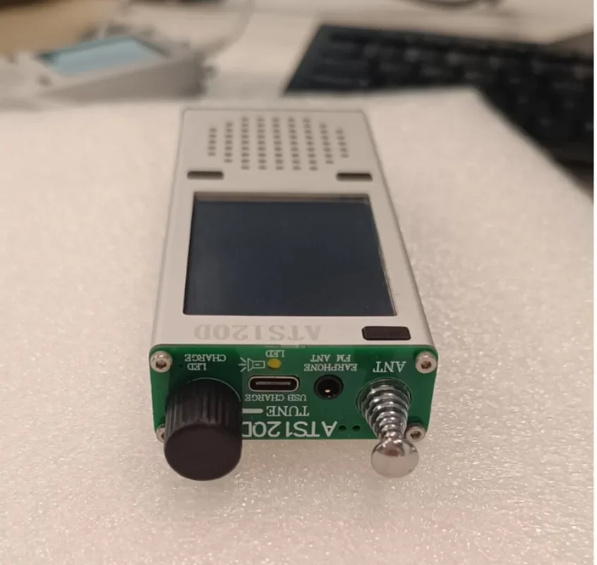 Imagem -04 - Aviação Banda Rádio Usb Ats120d Si4732 Esp32 Bluetooth 2.4 Touch Fmamlsb