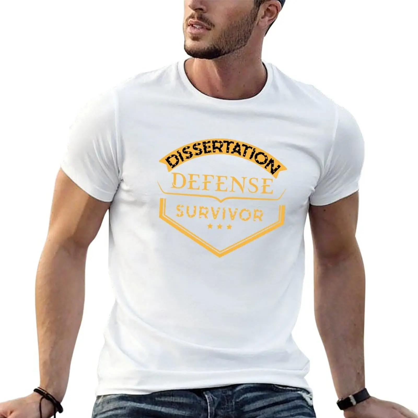 DISSERTATION DEFENSE SURVIVOR , sil-und,staff skit night,parody,eye of the tiger,music video,school of advanced study,un T-Shirt