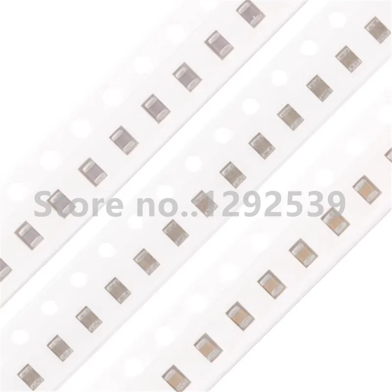 0805 SMD Capacitor 10/22/33/47/68/100/220/330/470/680PF 1/1.5/1.8/2.2/2.7/3.3/3.9/4.7/5.6/6.8/8.2/10/15/22/33NF C0G NPO 500V 5%