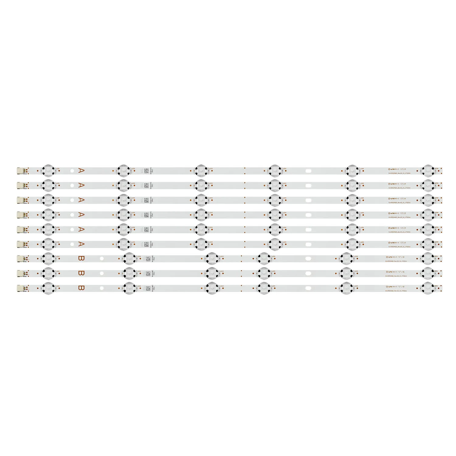 LED Backlight strip for 55UD8500 55UD8460 55UD8450 55T5863DB 55HK25T74U SVV550AQ9 SVV550AW9 A B VES550QNYL-2D-N01 N02 03