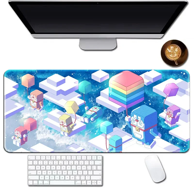 

Big Gamer Gaming Square-shaped Cat Cartoon Large Anime Mouse Pad XXLMat Playmat Customized Desk Keyboard Mousepad