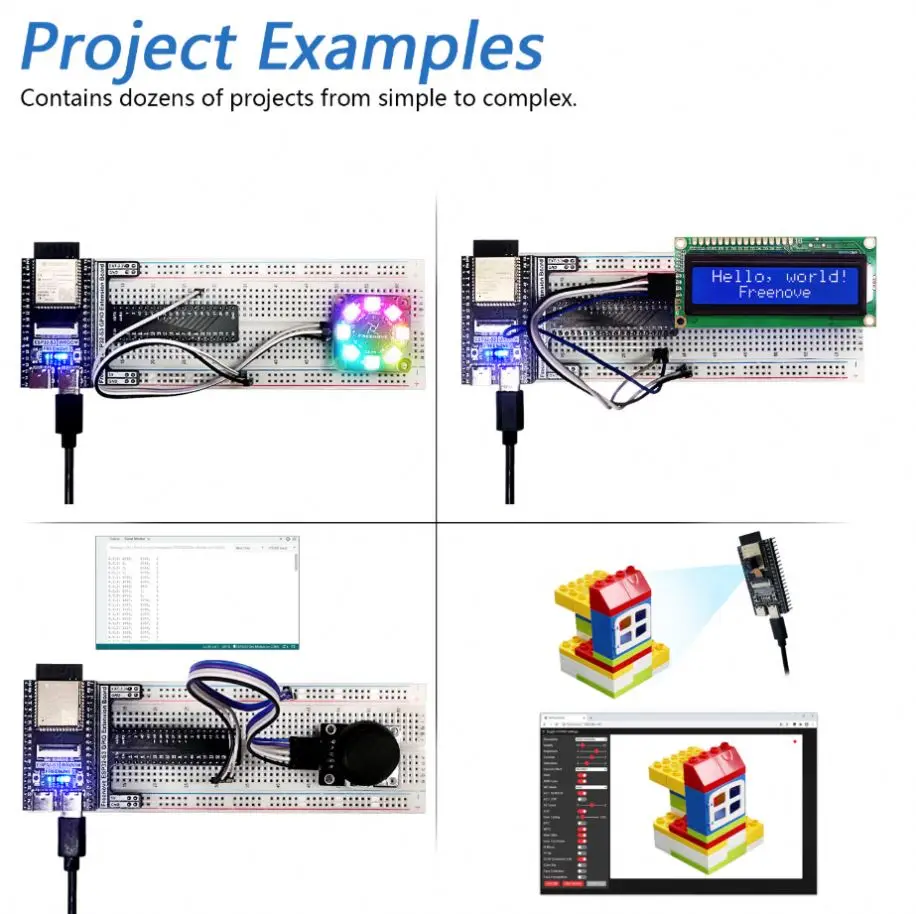 Ultimate Starter Kit for ESP32-S3 Learning Kit Camera Memory