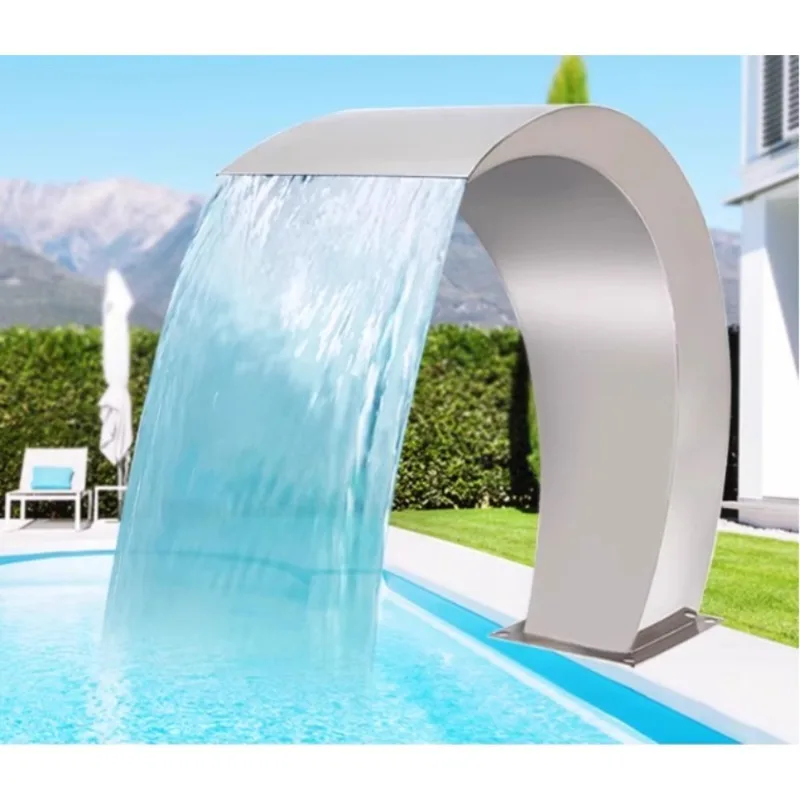 

304 stainless steel arc hook nozzle bathtub waterfall swimming pool fountain hydromassage equipment