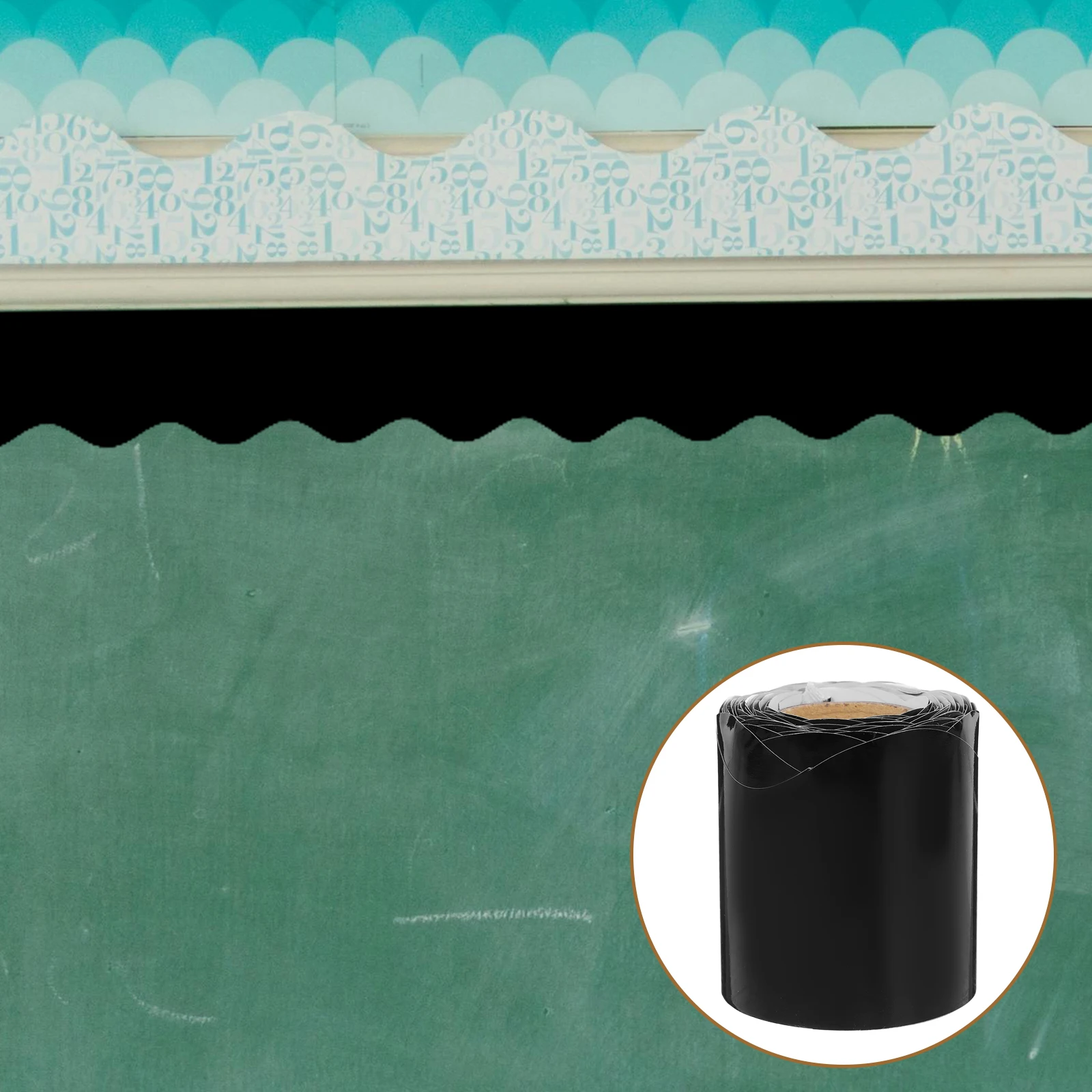 Waterproof Border Stickers Bulltin Board Decor Decorative Black Classroom Bulletin