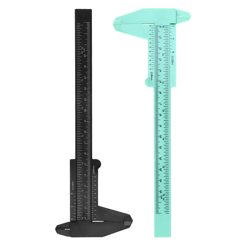 

2Pcs Calipers Mini 150mm Portable Caliper Measuring Tool Precision Plastic Gauge Measure Tool Measure Gauge