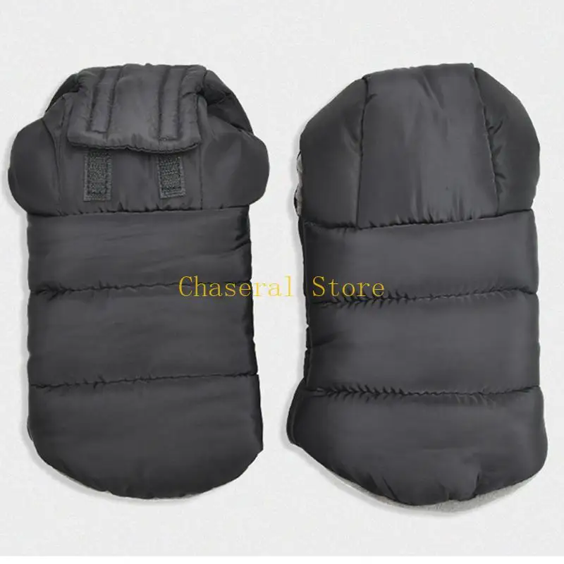 E7CE for Extra Thick Winter Warm Stroller Gloves Warmmuffs Waterproof Anti-Freeze Hand Muff Kids Baby Pram Pushchair Warmer