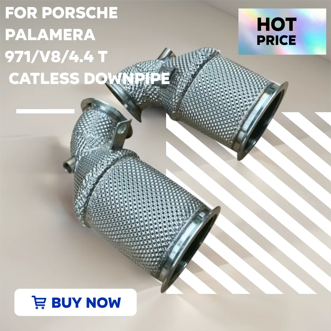 

Для Porsche Palamera 971 Catless Downpipe V8/4,4 t Высокопроизводительный неипеченный каталитический нейтрализатор с изоляцией
