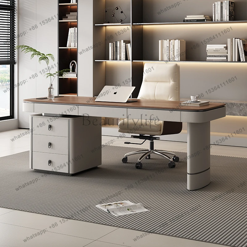 

Bureaux Gamming Executive Desk Office Height Drawers Storage Office Table Furniture Room Horizontally Biurko Computer Gaming