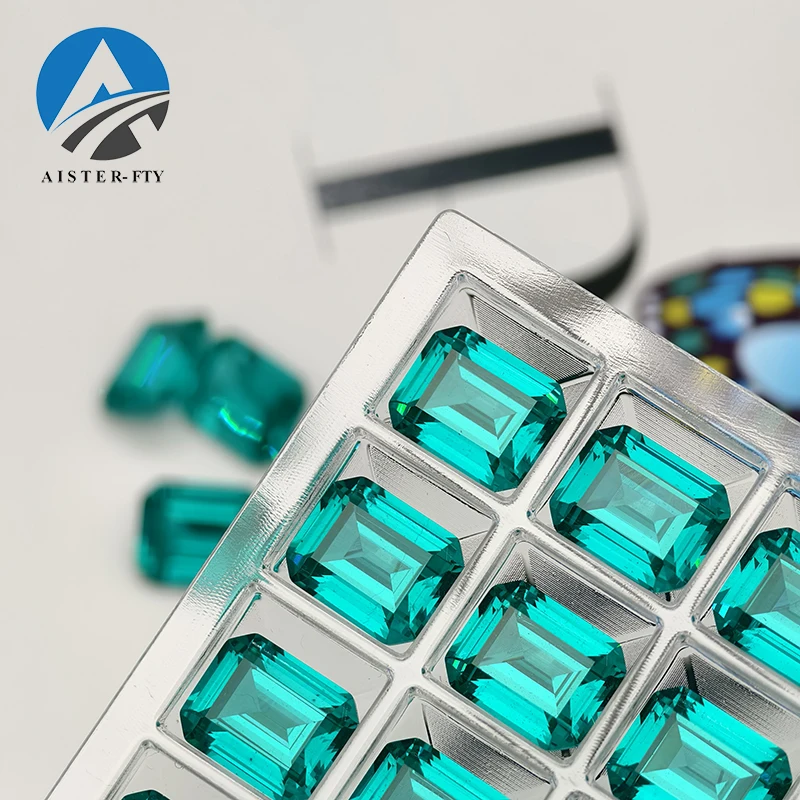 

Камни Paraiba YAG Изумрудная огранка Yttrium Алюминий Гранат Свободные драгоценные камни Лабораторные бриллианты для дизайна ювелирных изделий