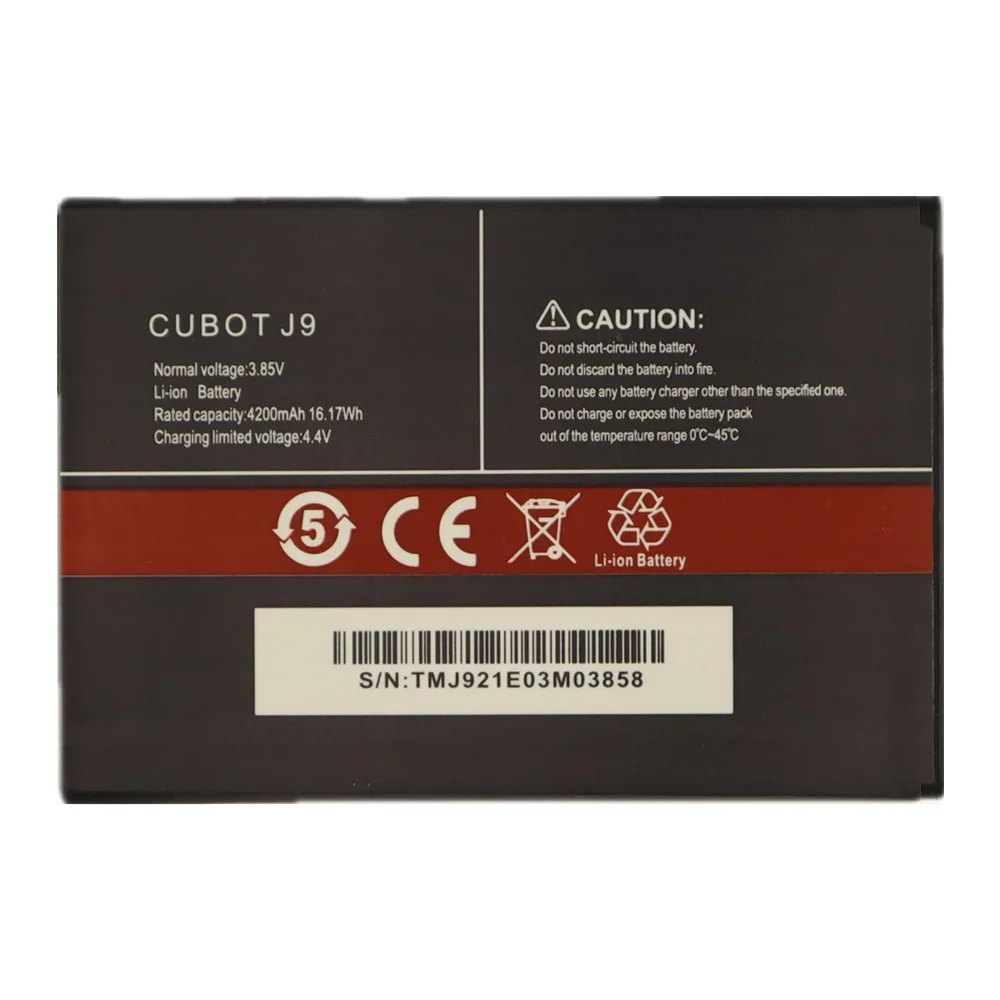 2024 Years New Original Battery For Cubot P40 J9 P50 Mobile Phone Battery High Capacity 4200mAh Replacement Batteries Bateria