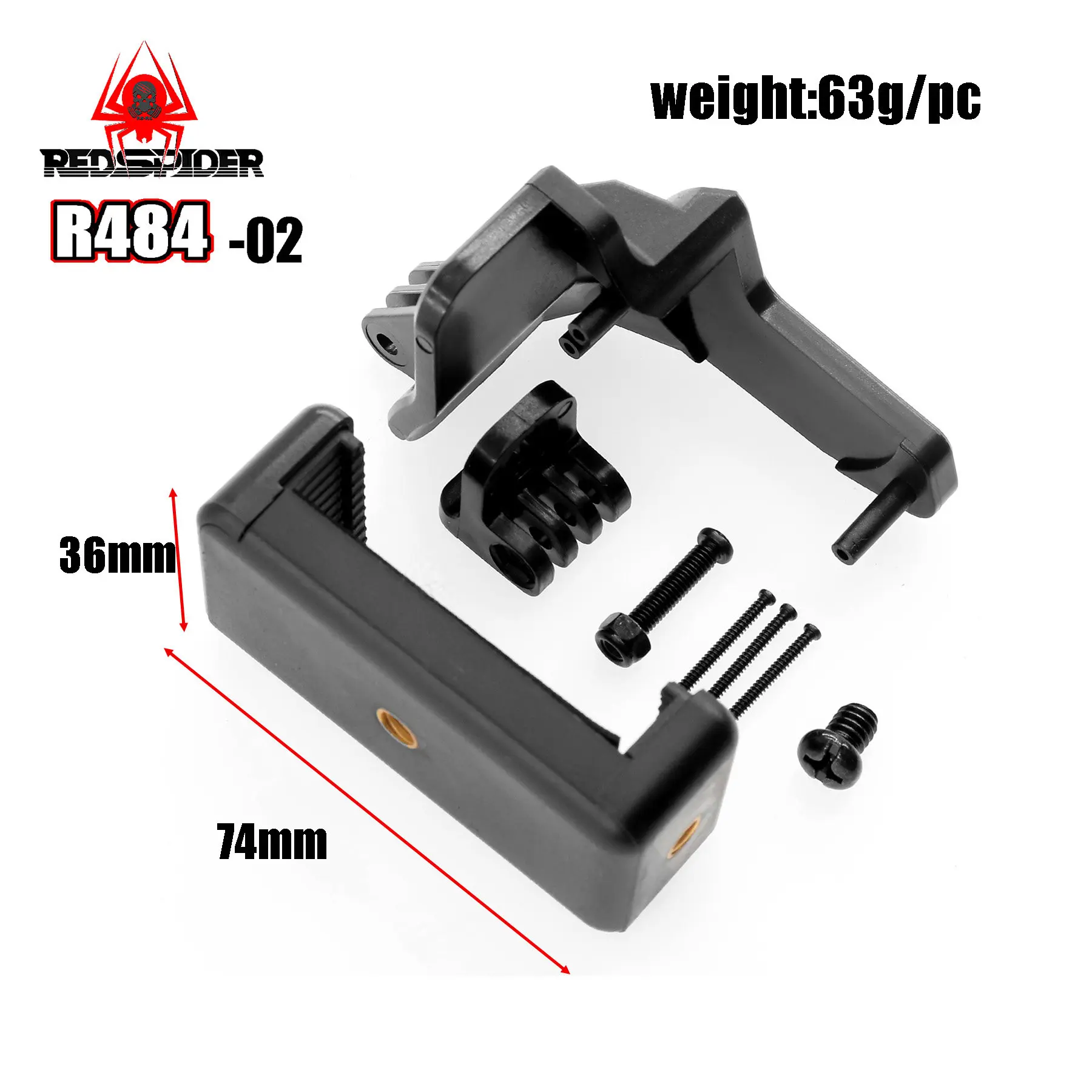 Phone Holder Clip Bracket Mount Support for Dumbo Remote Control X6PM Gun Control RC Car Boat Parts view 6