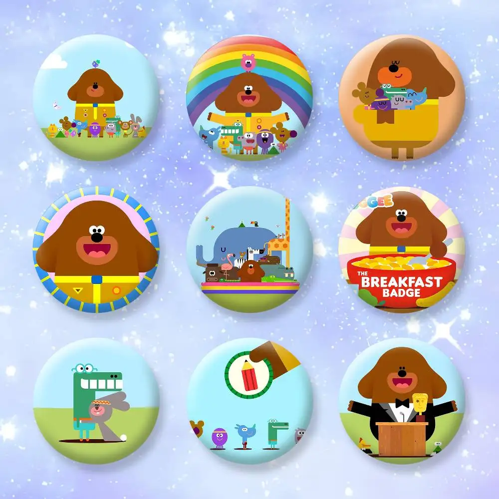 

Cartoon Hey-D-Duggee Badges Creative Tinplate Button PinsBrooch Badge Clothes Backpack