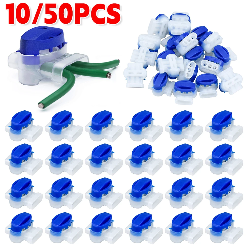 10/50pcs Wire Robotic Lawnmower Cable Gel Connector Terminal 3 Pin Electrical 314 Lawn Mower Connectors Multifunction