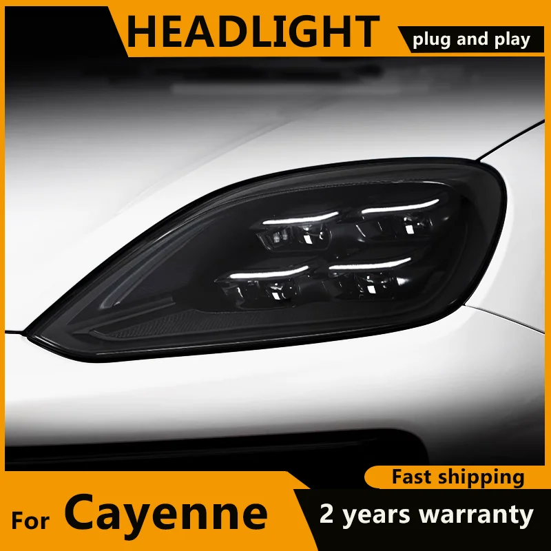 For Porsche Cayenne 2024 2025 Matrix LED Head Lights LED Projetor Lens PDLS Headlamp Auto Accessorie
