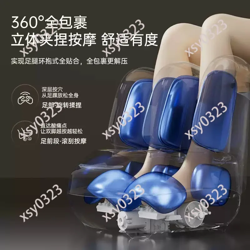 Infrared Heating Foot Massage Machine Air Compression Kneading Roller Relax Device